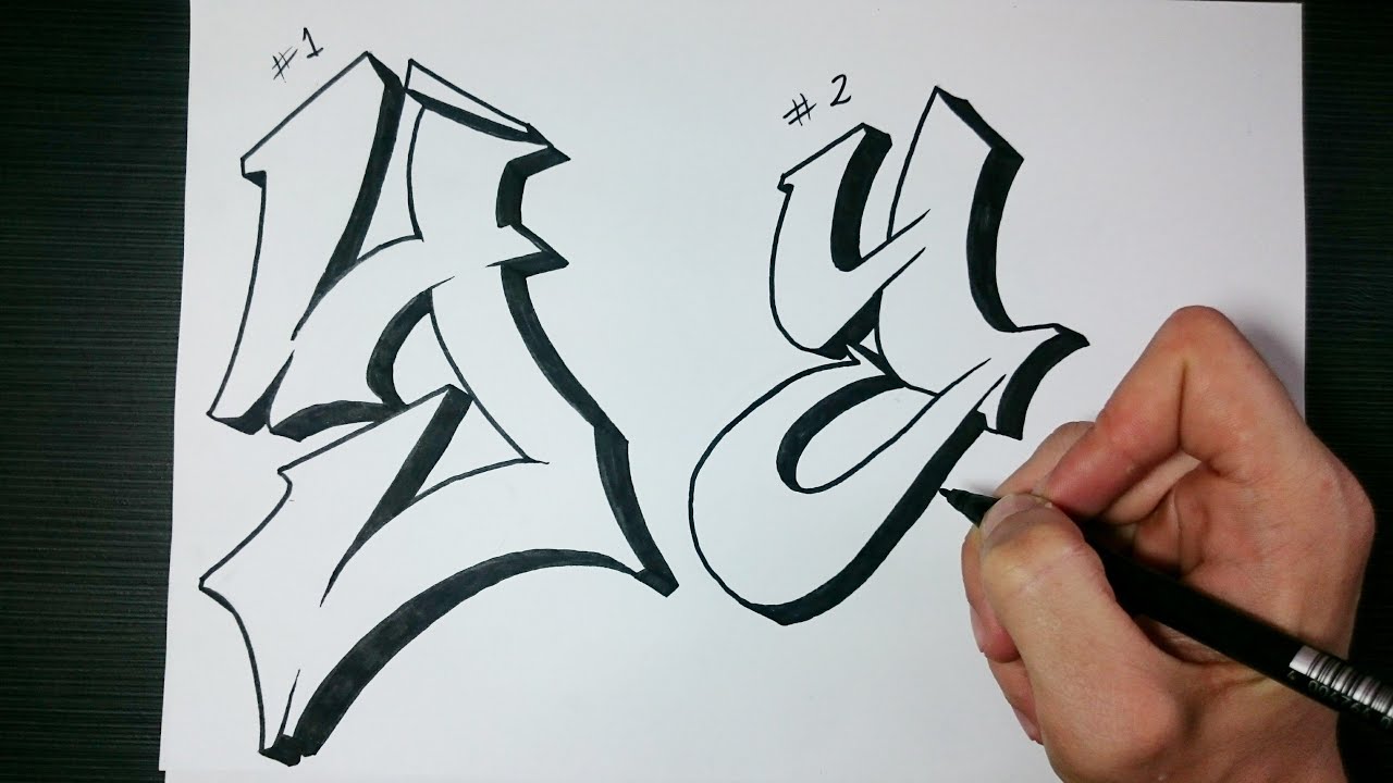 Как научиться рисовать буквы