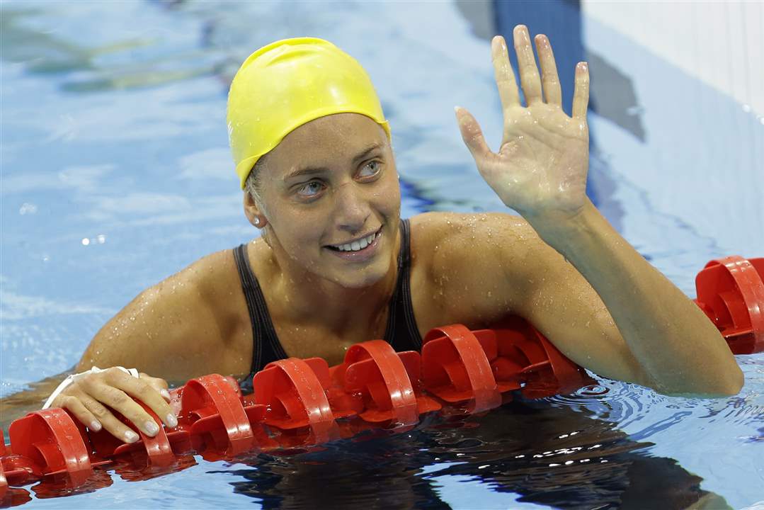 Olympic woman. Дженни Томпсон пловчиха.